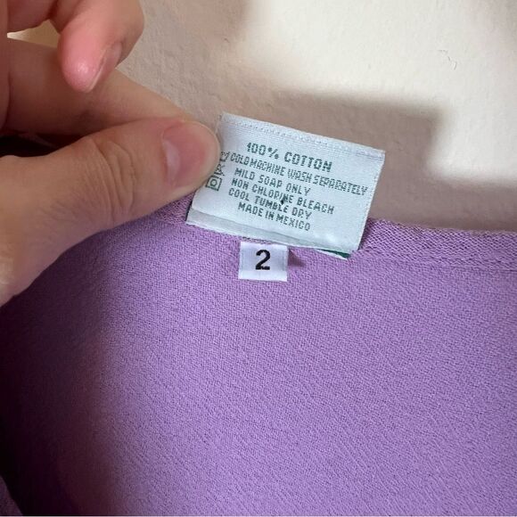 Oh My Gauze Women’s Purple Ruffle Dress 2 - Picture 5 of 12